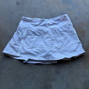 Lululemon Women's Pace Rival Mid-Rise Skirt - White